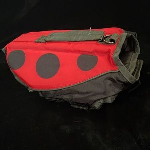 Ladybug Pet Lifejacket. XS
